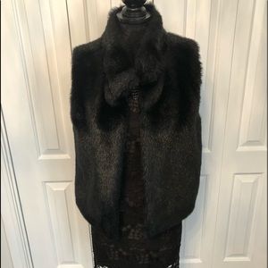 Faux fur vest